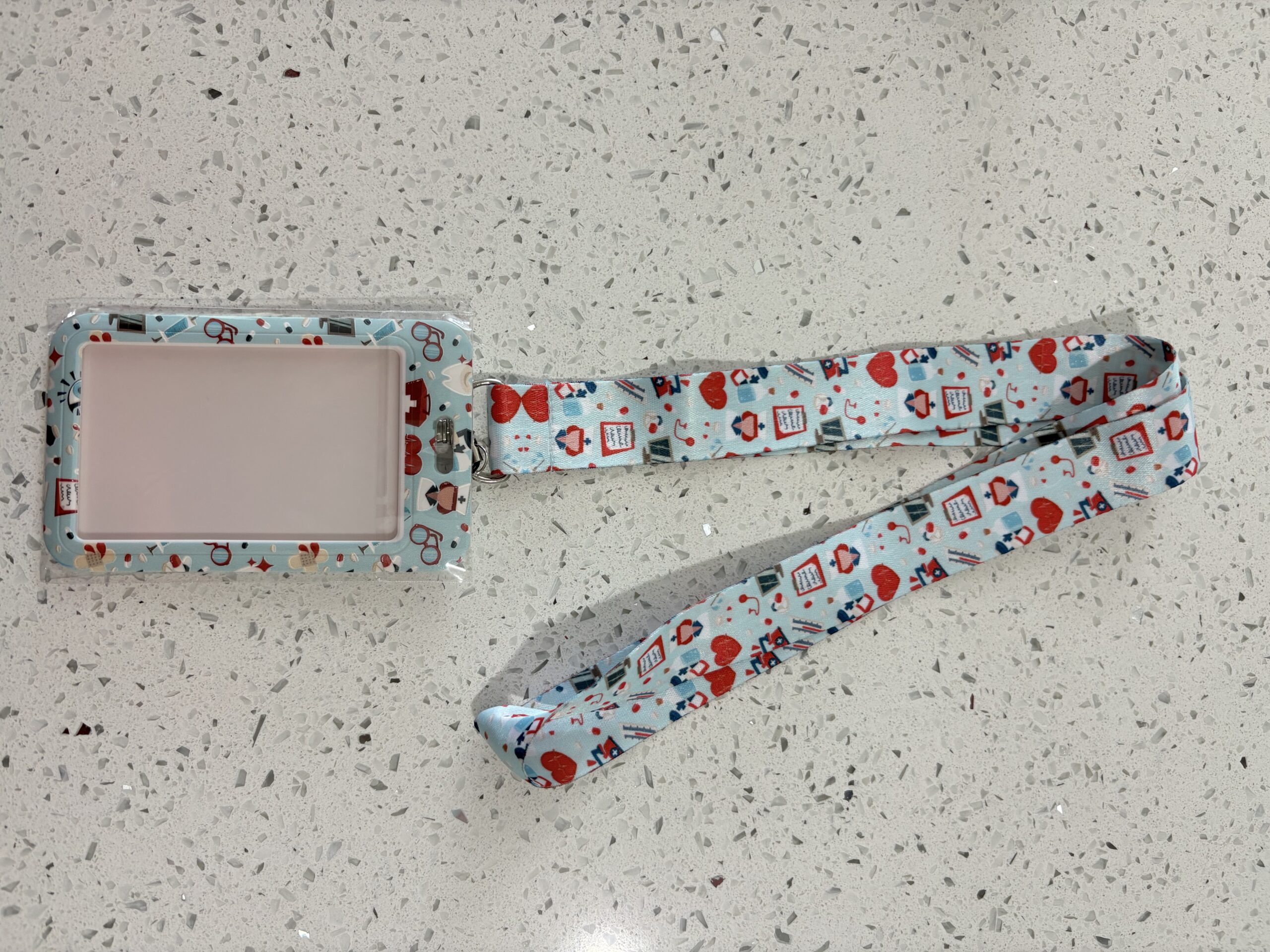 Badge Holder and Heavy-Duty Retractable Reel, ID Badge Holders with Retractable Clip for Nurse Teacher Student Office Women Men