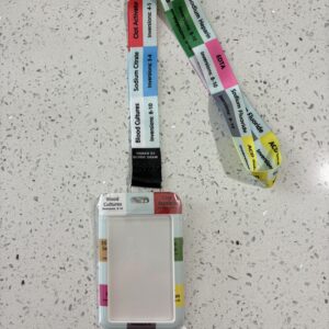 Badge Holder and Heavy-Duty Retractable Reel, ID Badge Holders with Retractable Clip for Nurse Teacher Student Office Women Men